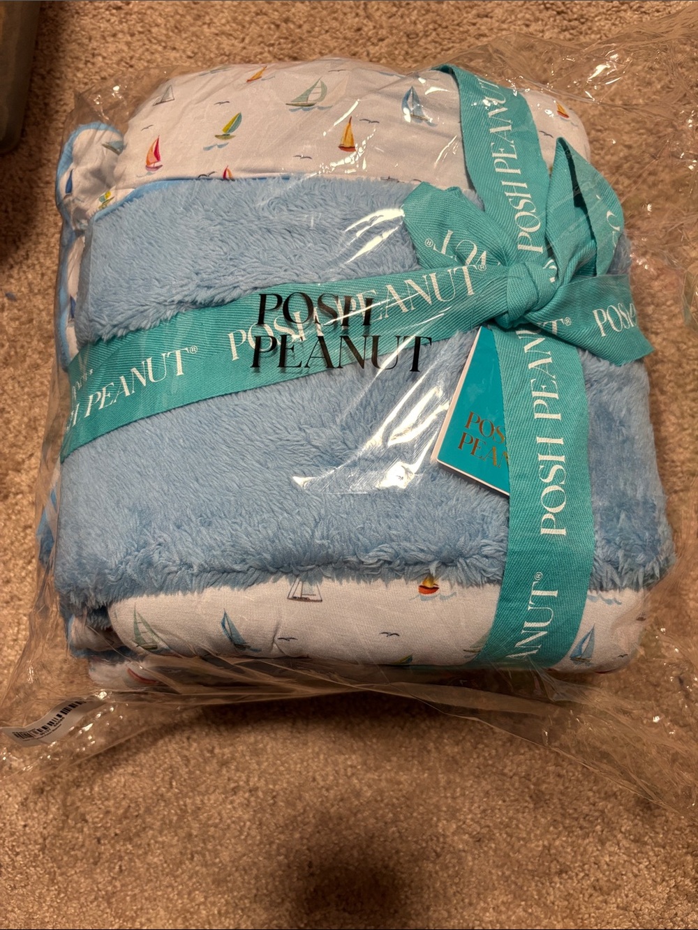 Posh Peanut Oslow Luxe Plush Blanket